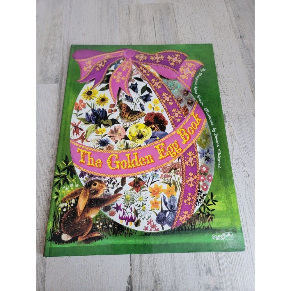 Golden AS IS Egg book Margaret‎ wise Brown Easter Bunny